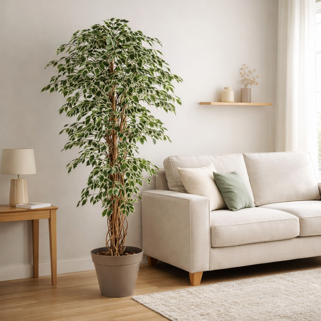 Ficus artificiel panaché